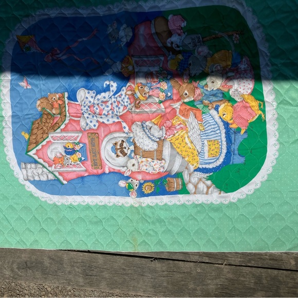 Vintage Mother Goose Baby Blanket - Picture 2 of 8